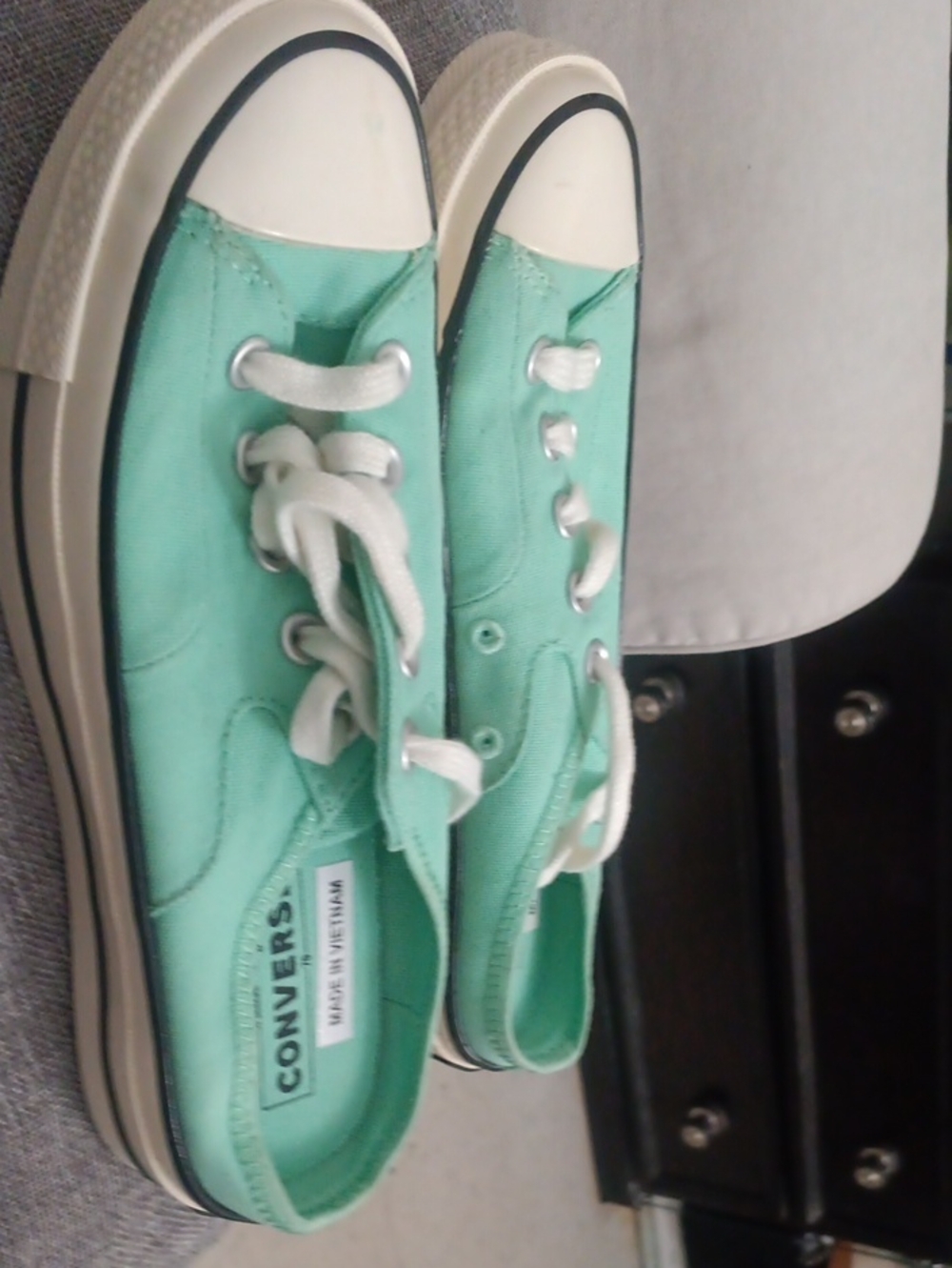 Converse Women's Low Top Sneakers in Mint Green New But No Tags